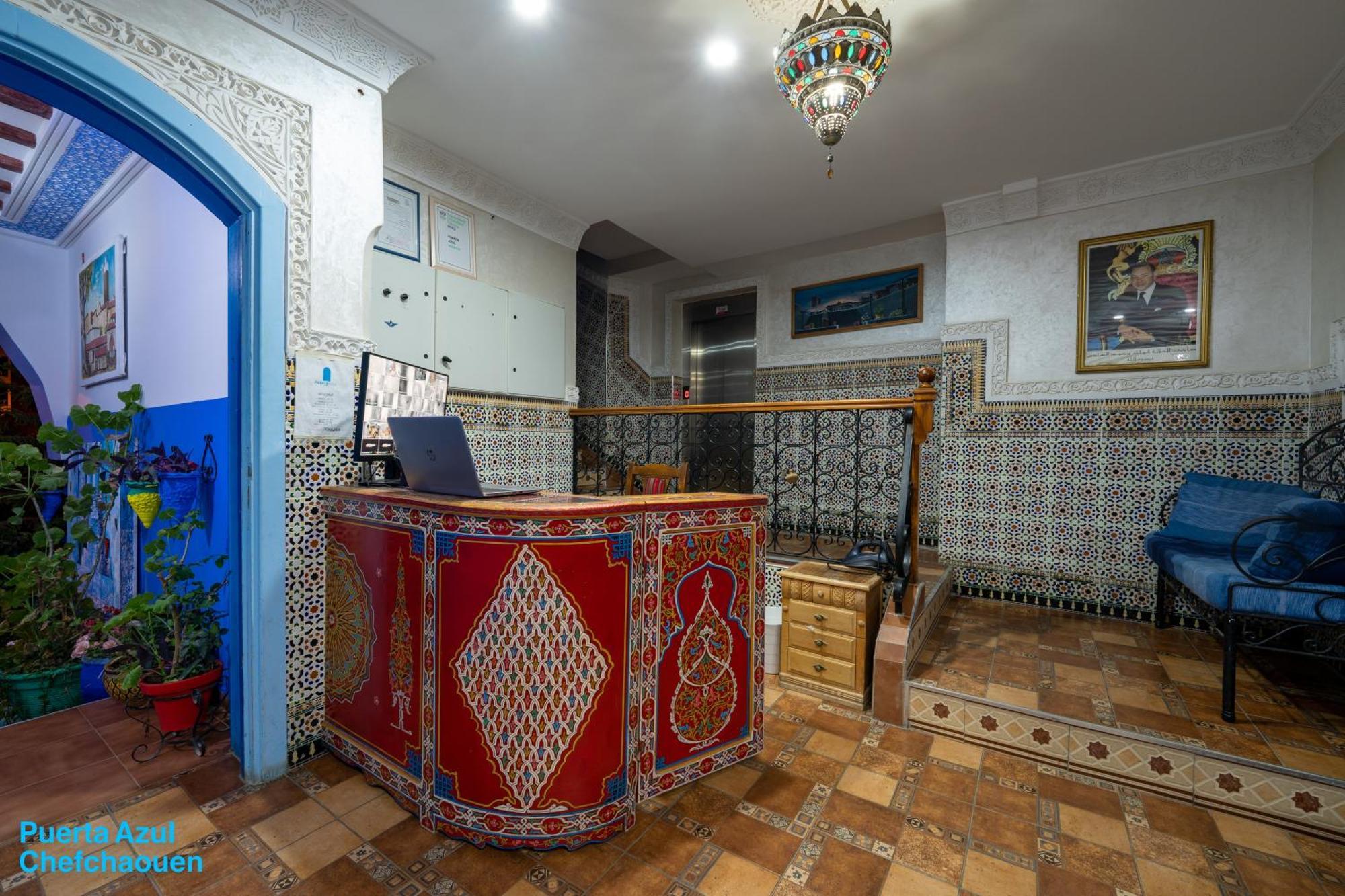 לינה וארוחת בוקר צ'פצ'אוונה Puerta Azul מראה חיצוני תמונה