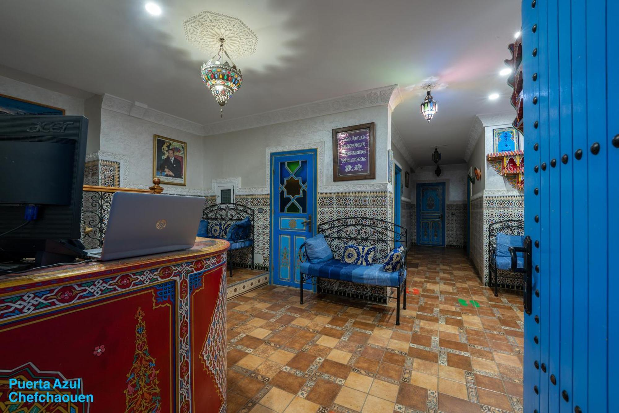 לינה וארוחת בוקר צ'פצ'אוונה Puerta Azul מראה חיצוני תמונה