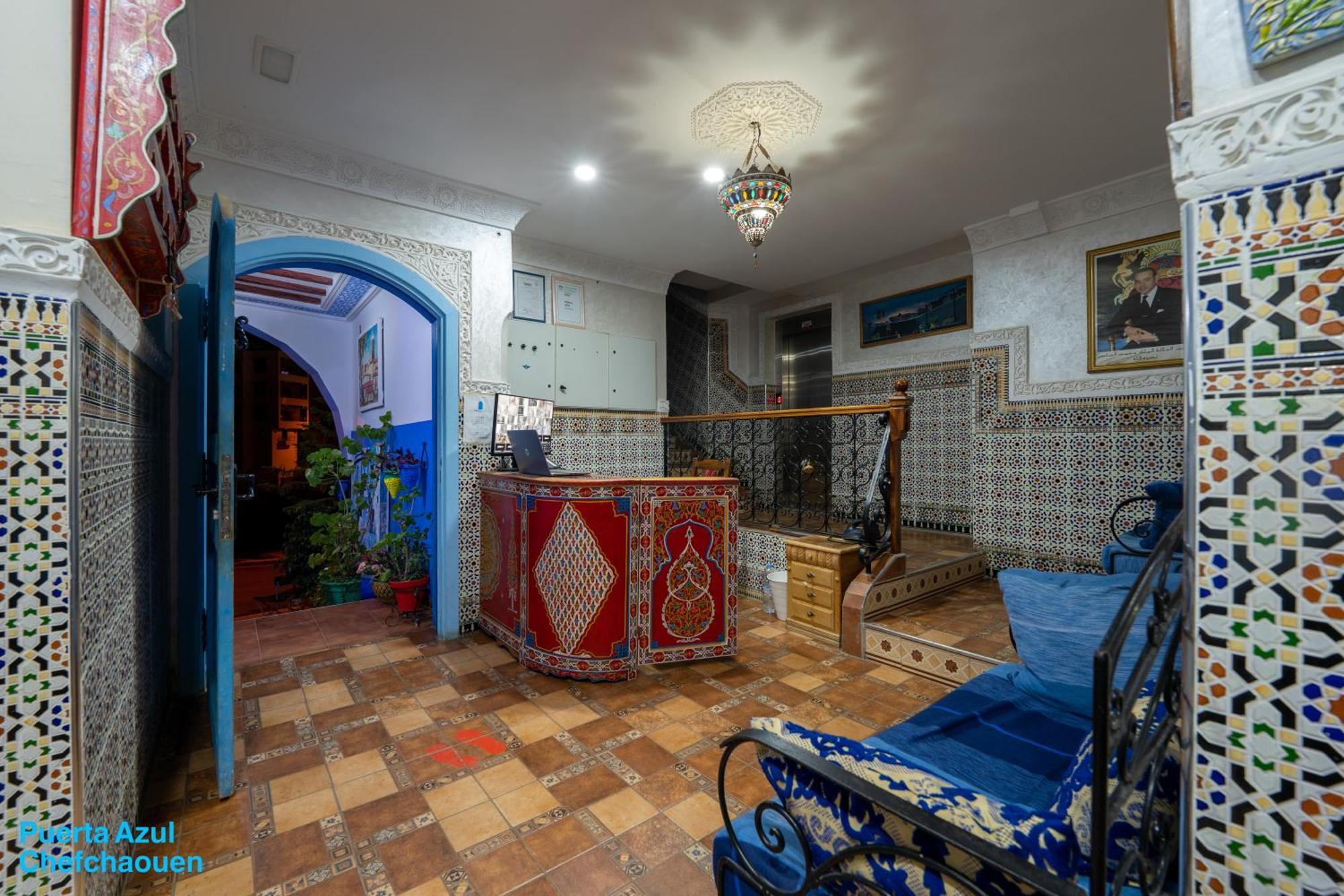 לינה וארוחת בוקר צ'פצ'אוונה Puerta Azul מראה חיצוני תמונה