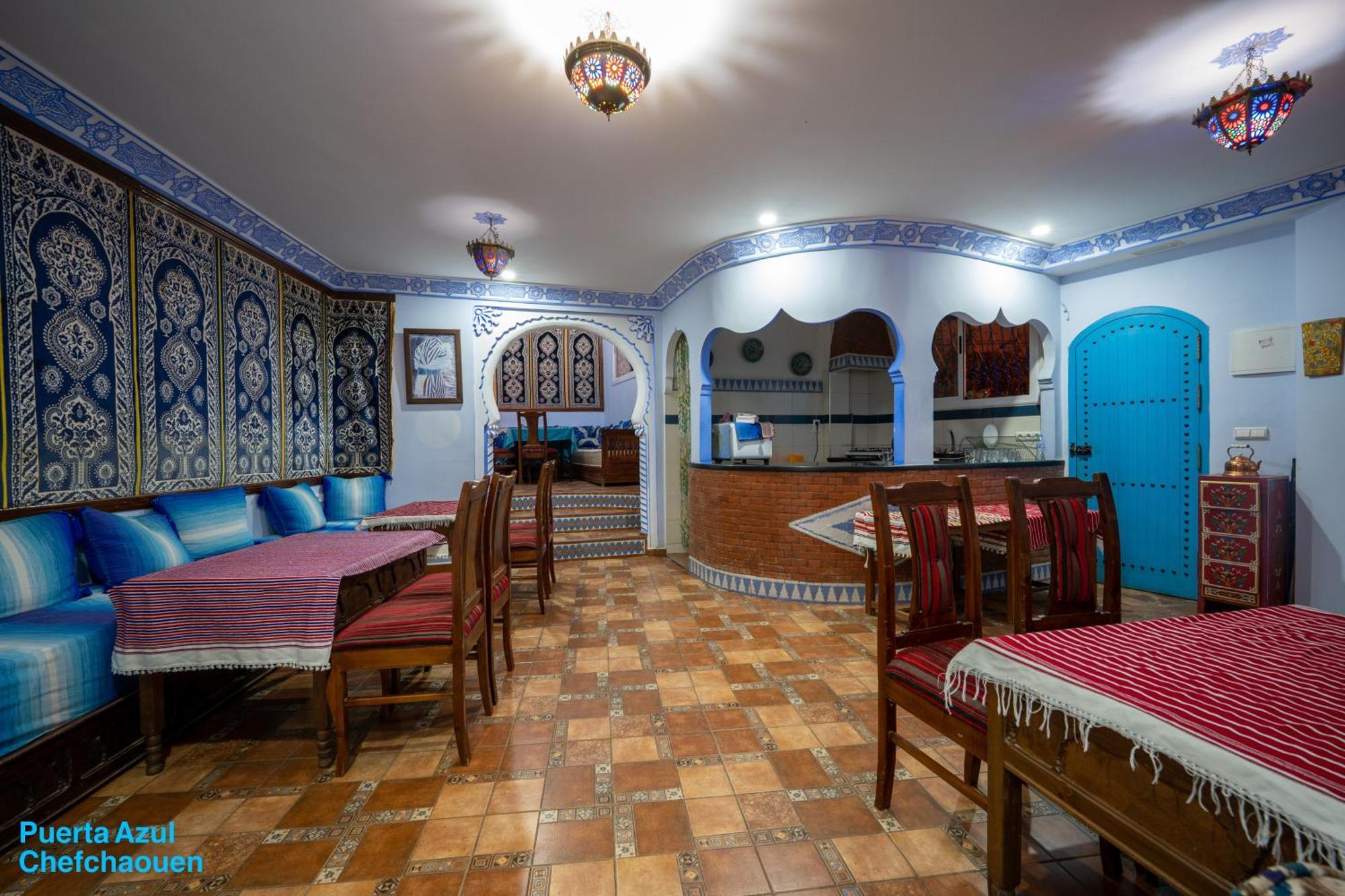 לינה וארוחת בוקר צ'פצ'אוונה Puerta Azul מראה חיצוני תמונה