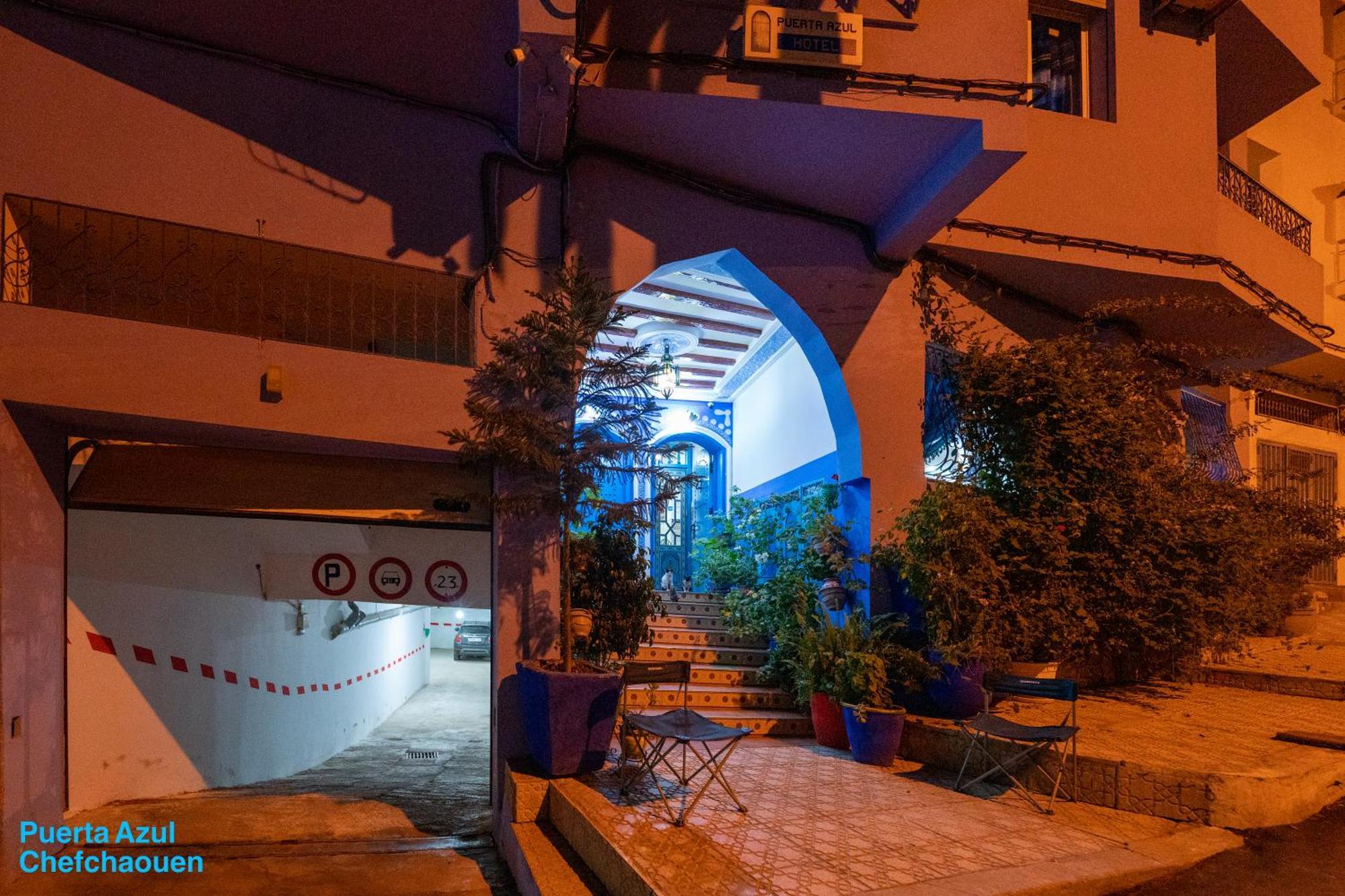 לינה וארוחת בוקר צ'פצ'אוונה Puerta Azul מראה חיצוני תמונה