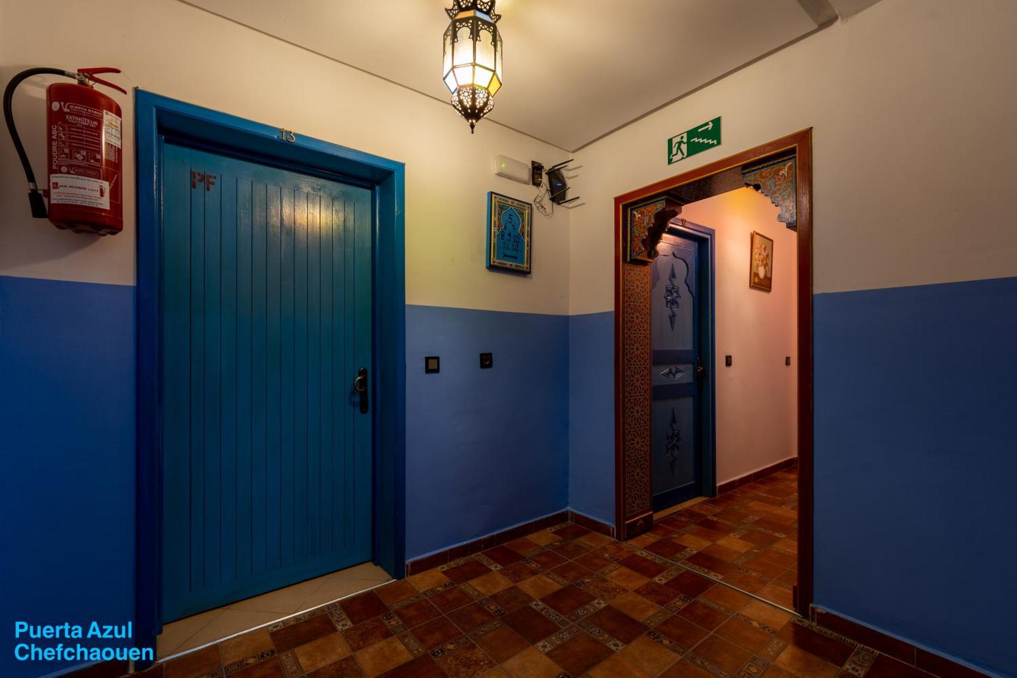 לינה וארוחת בוקר צ'פצ'אוונה Puerta Azul מראה חיצוני תמונה